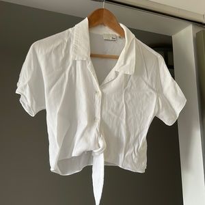 Aritzia Tie Front Blouse